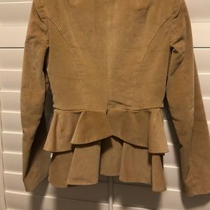 Bebe Camel Corduroy Blazer